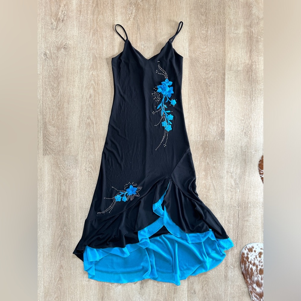 Y2K Asymmetrical Midi dress